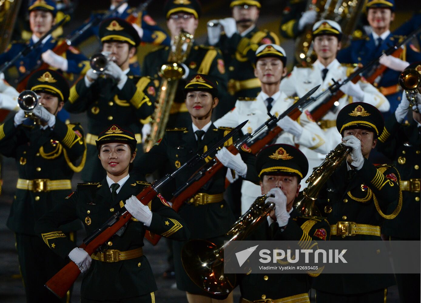 Final rehearsal of Spasskaya Tower festival's opening ceremony