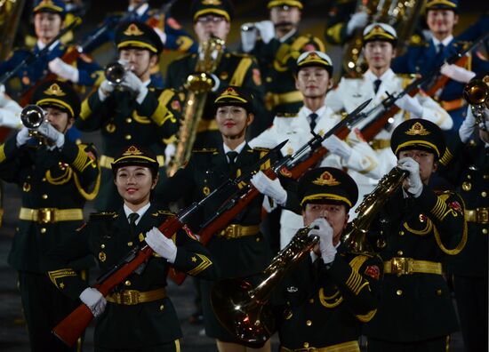 Final rehearsal of Spasskaya Tower festival's opening ceremony