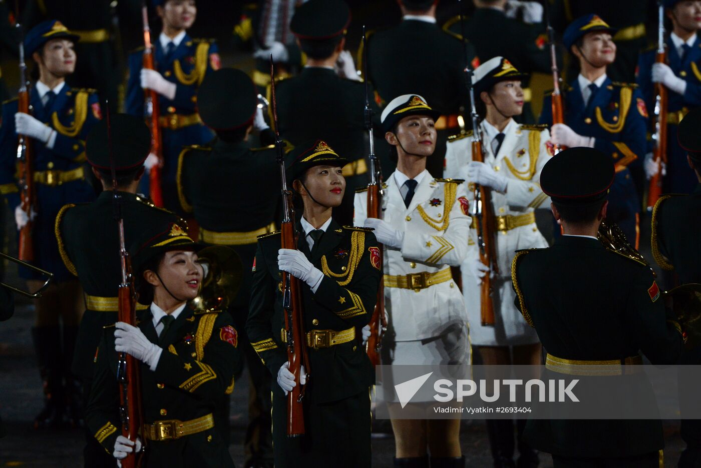Final rehearsal of Spasskaya Tower festival's opening ceremony