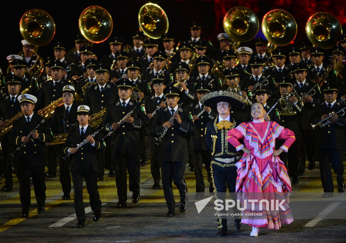 Final rehearsal of Spasskaya Tower festival's opening ceremony