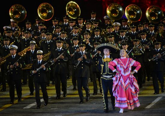 Final rehearsal of Spasskaya Tower festival's opening ceremony