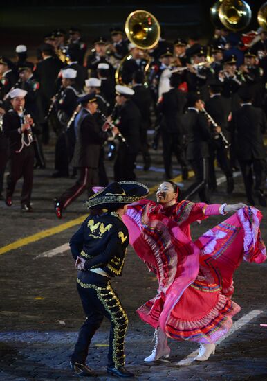 Final rehearsal of Spasskaya Tower festival's opening ceremony