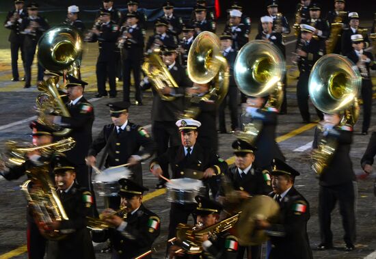 Final rehearsal of Spasskaya Tower festival's opening ceremony