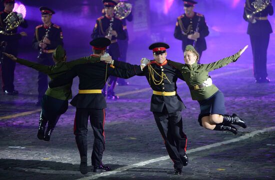 Final rehearsal of Spasskaya Tower festival's opening ceremony