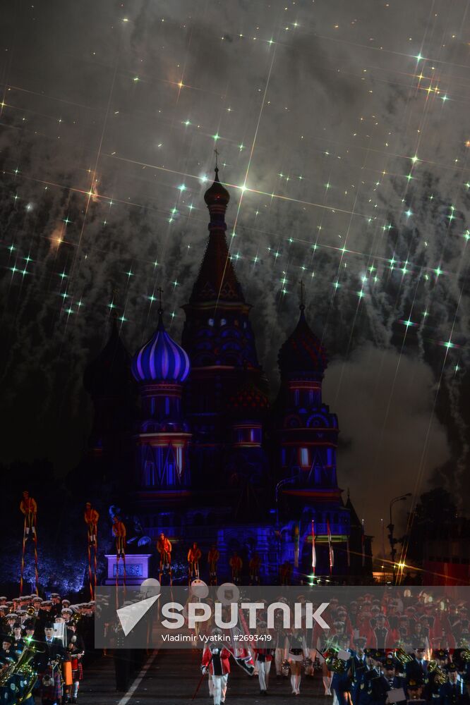 Final rehearsal of Spasskaya Tower festival's opening ceremony
