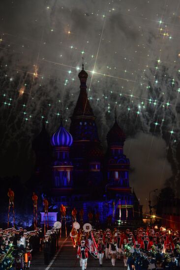 Final rehearsal of Spasskaya Tower festival's opening ceremony