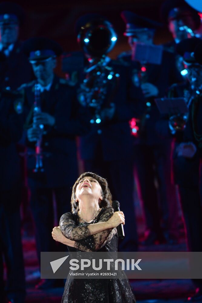 Final rehearsal of Spasskaya Tower festival's opening ceremony
