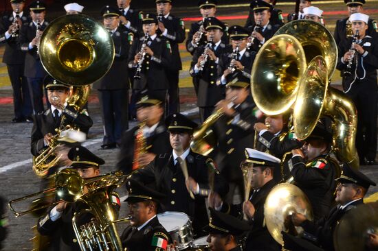 Final rehearsal of Spasskaya Tower festival's opening ceremony