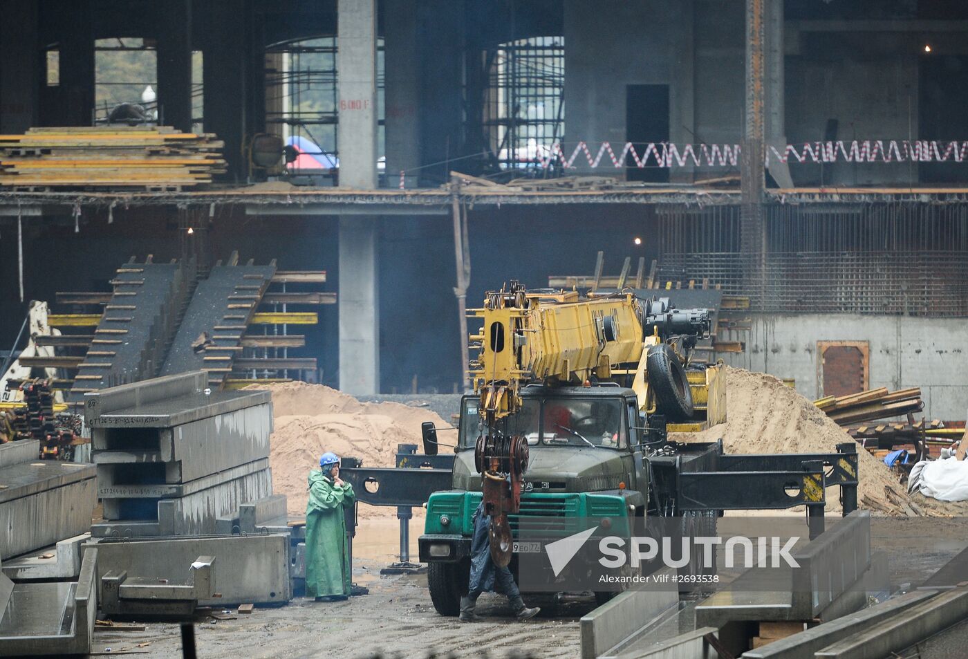 Football. Delegations of FIFA and Russia 2018 Organizing Committee visit Luzhniki Grand Sports Arena