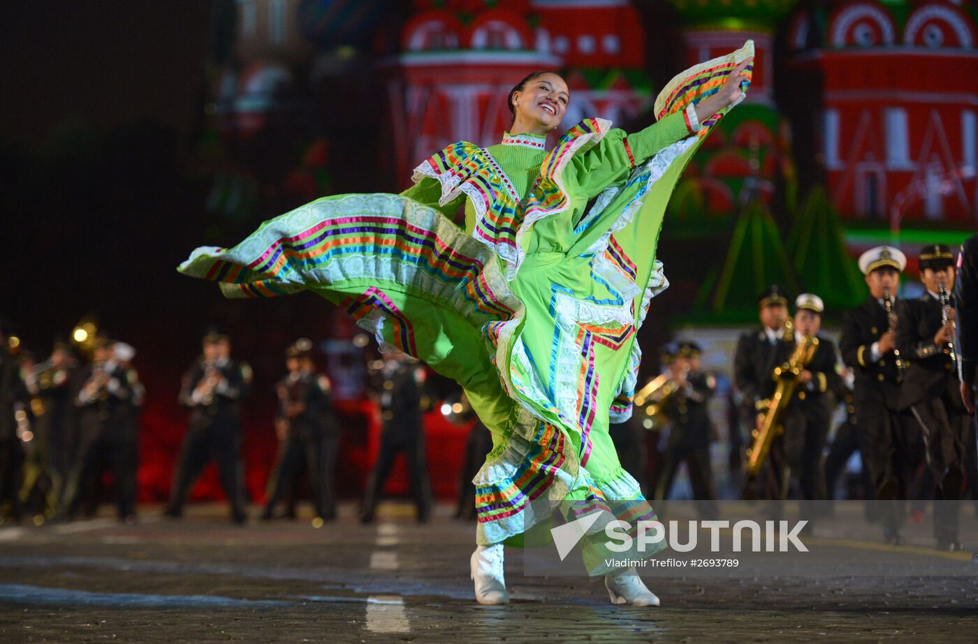 Final rehearsal of Spasskaya Tower festival's opening ceremony