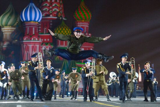 Final rehearsal of Spasskaya Tower festival's opening ceremony