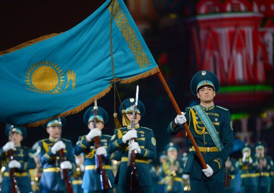 Final rehearsal of Spasskaya Tower festival's opening ceremony