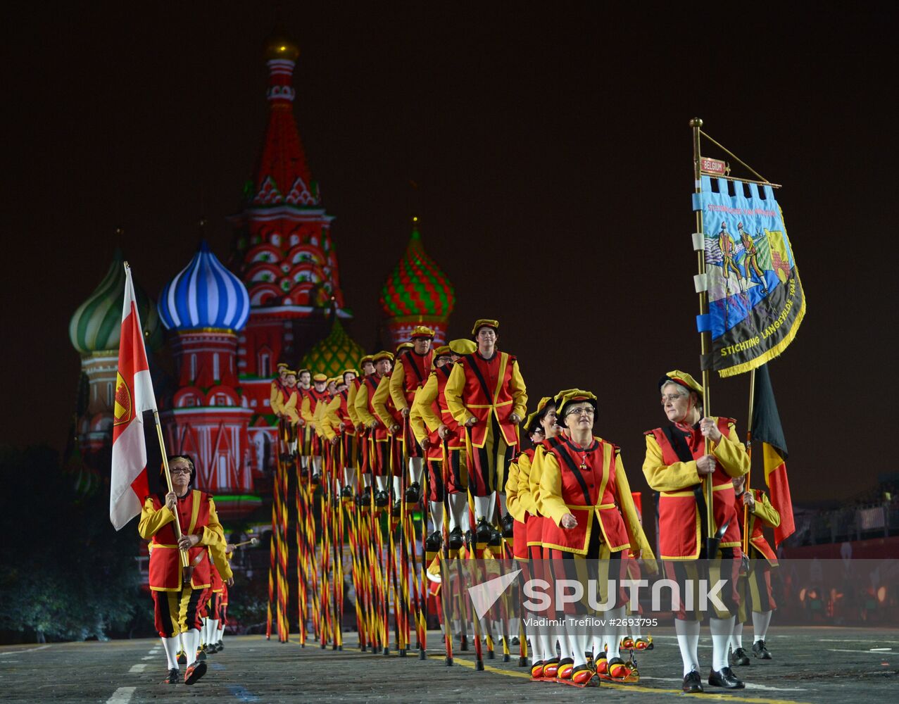 Final rehearsal of Spasskaya Tower festival's opening ceremony