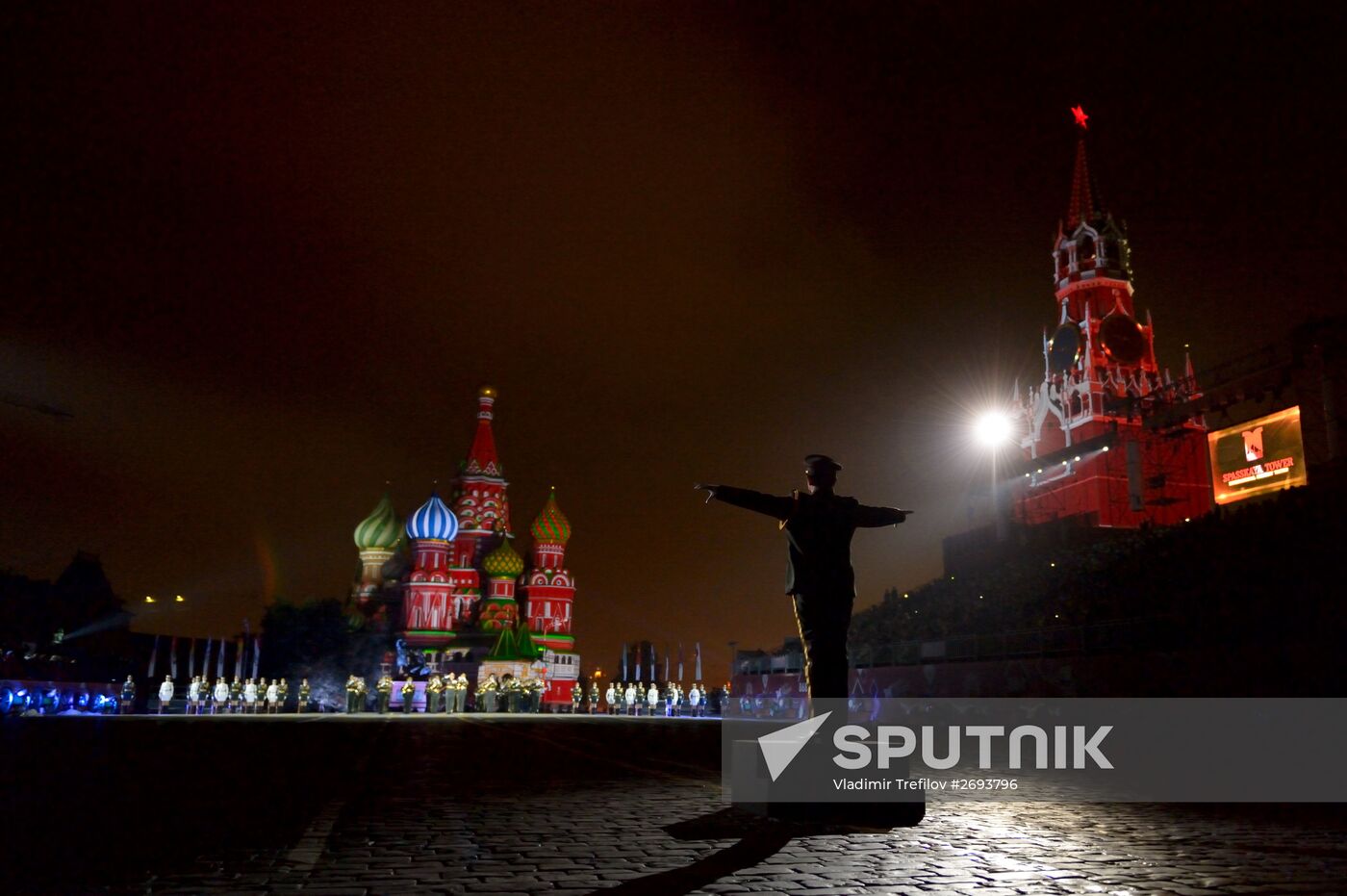 Final rehearsal of Spasskaya Tower festival's opening ceremony