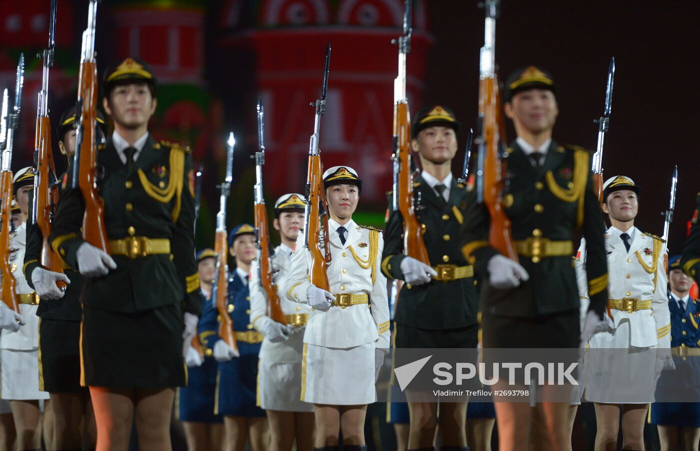 Final rehearsal of Spasskaya Tower festival's opening ceremony
