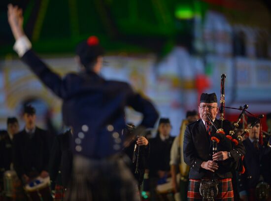 Final rehearsal of Spasskaya Tower festival's opening ceremony