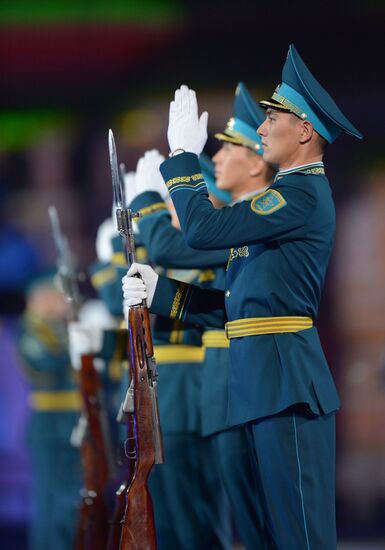 Final rehearsal of Spasskaya Tower festival's opening ceremony