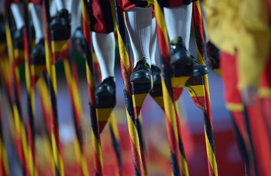 Final rehearsal of Spasskaya Tower festival's opening ceremony