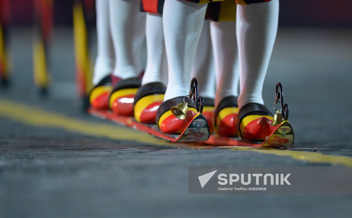 Final rehearsal of Spasskaya Tower festival's opening ceremony