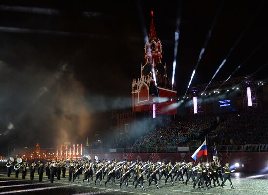 Opening of Spasskaya Tower International Military Music Festival
