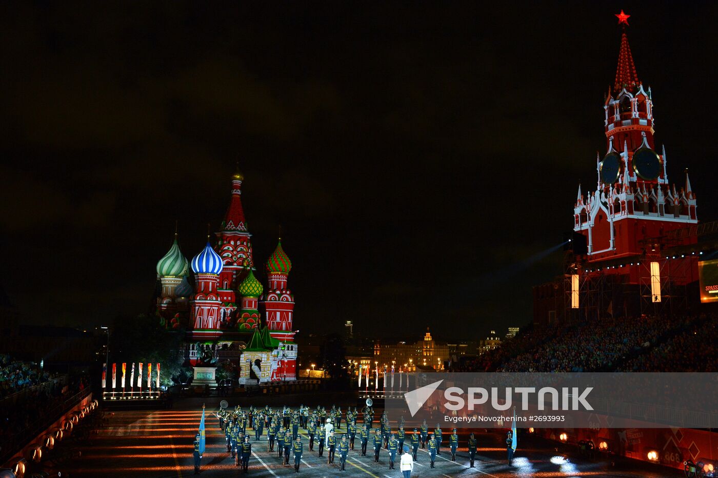 Opening of Spasskaya Tower International Military Music Festival
