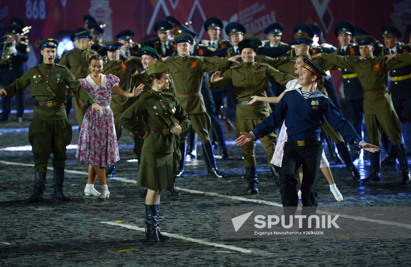Opening of Spasskaya Tower International Military Music Festival