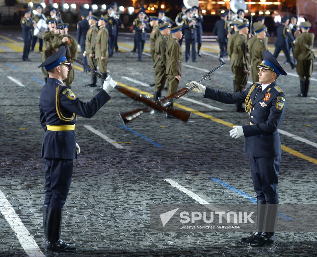 Opening of Spasskaya Tower International Military Music Festival