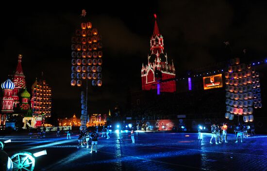 Opening of Spasskaya Tower International Military Music Festival