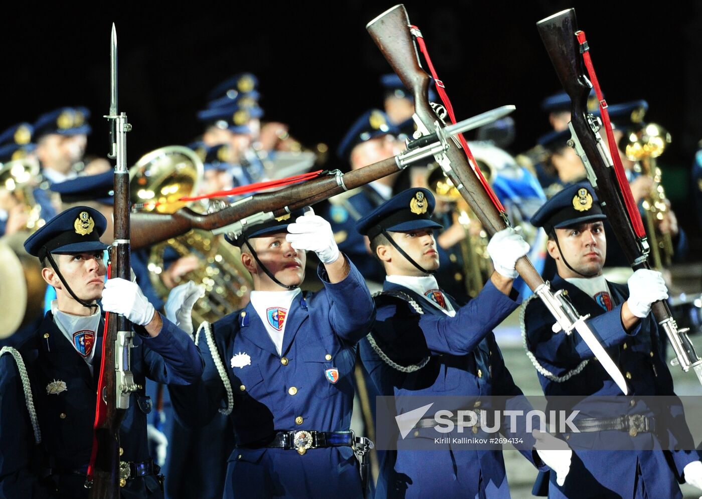 Opening of Spasskaya Tower International Military Music Festival