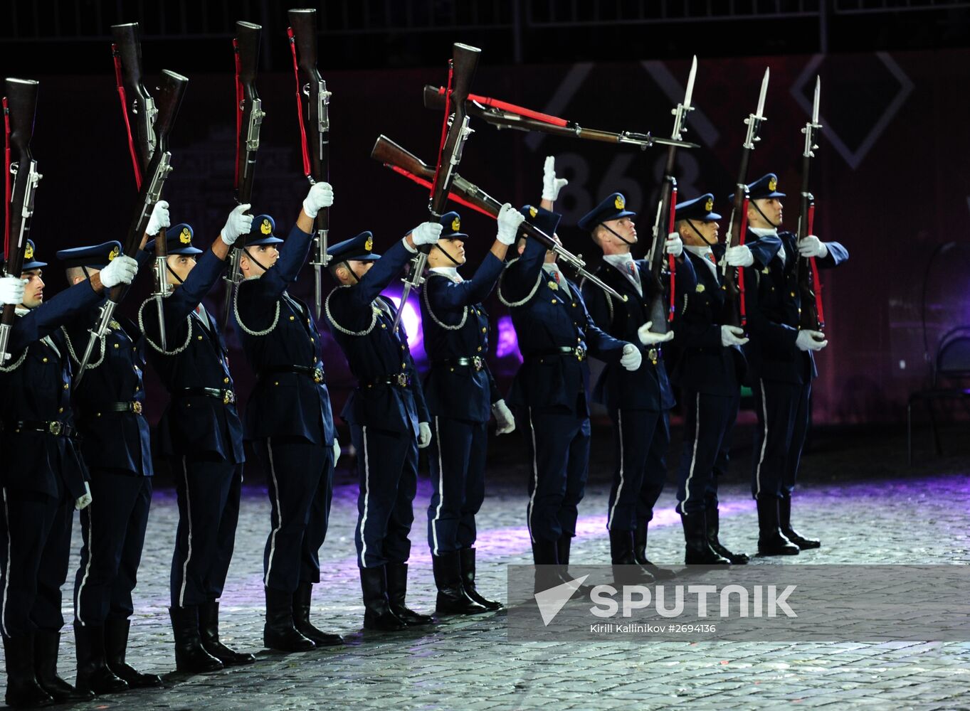 Opening of Spasskaya Tower International Military Music Festival