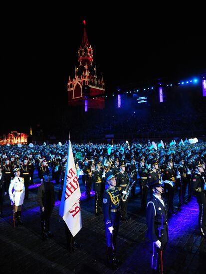 Opening of Spasskaya Tower International Military Music Festival