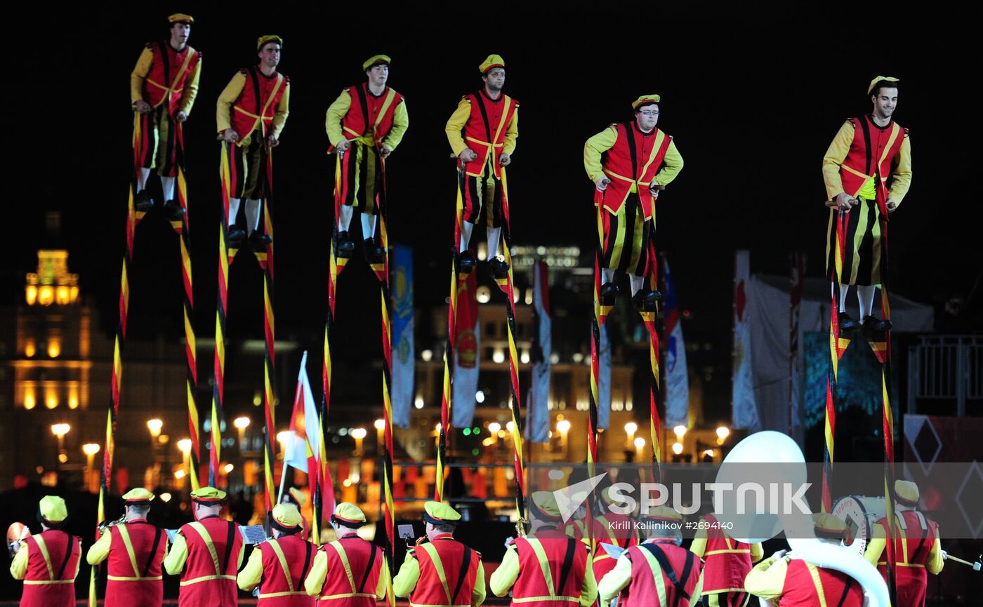 Opening of Spasskaya Tower International Military Music Festival