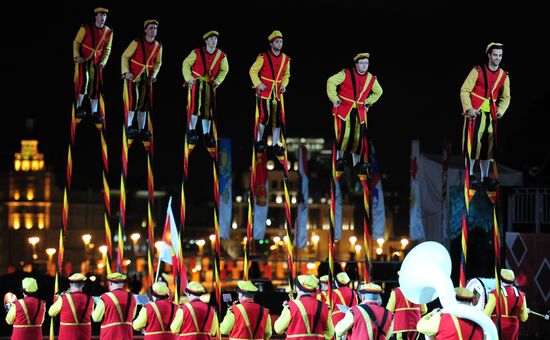 Opening of Spasskaya Tower International Military Music Festival