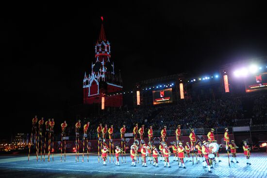 Opening of Spasskaya Tower International Military Music Festival