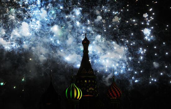 Opening of Spasskaya Tower International Military Music Festival