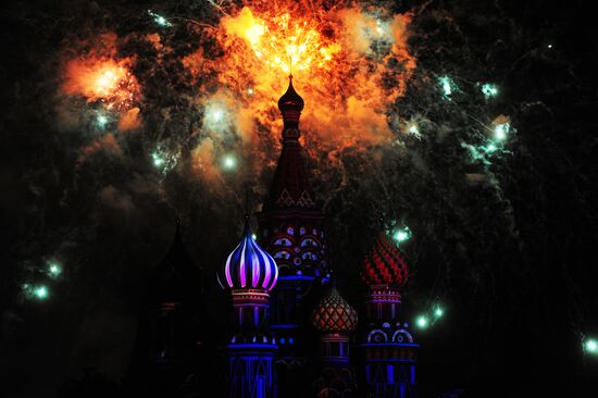 Opening of Spasskaya Tower International Military Music Festival