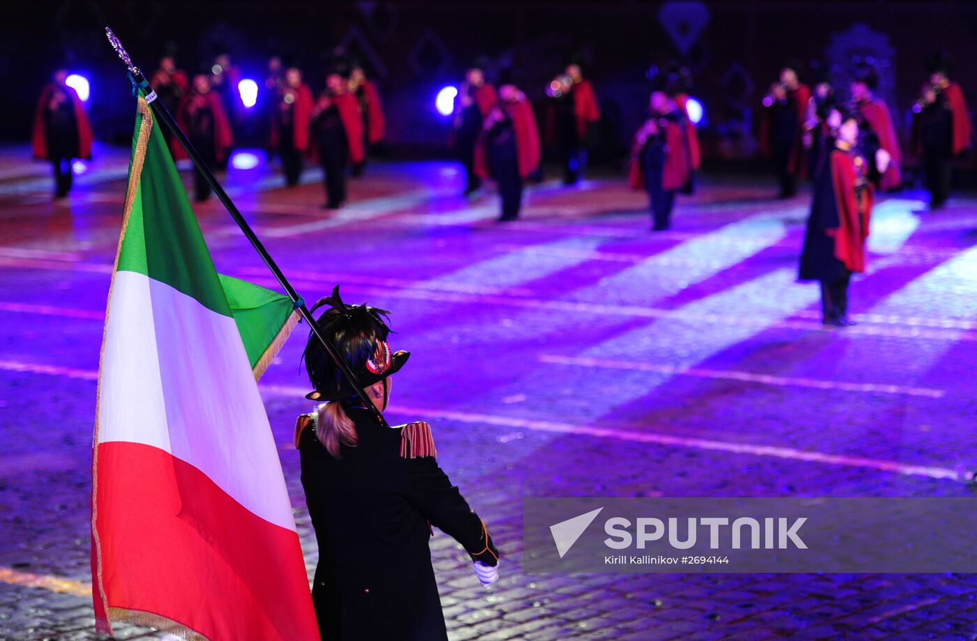 Opening of Spasskaya Tower International Military Music Festival