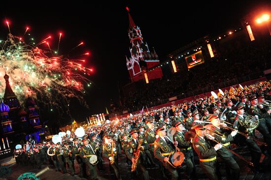 Opening of Spasskaya Tower International Military Music Festival