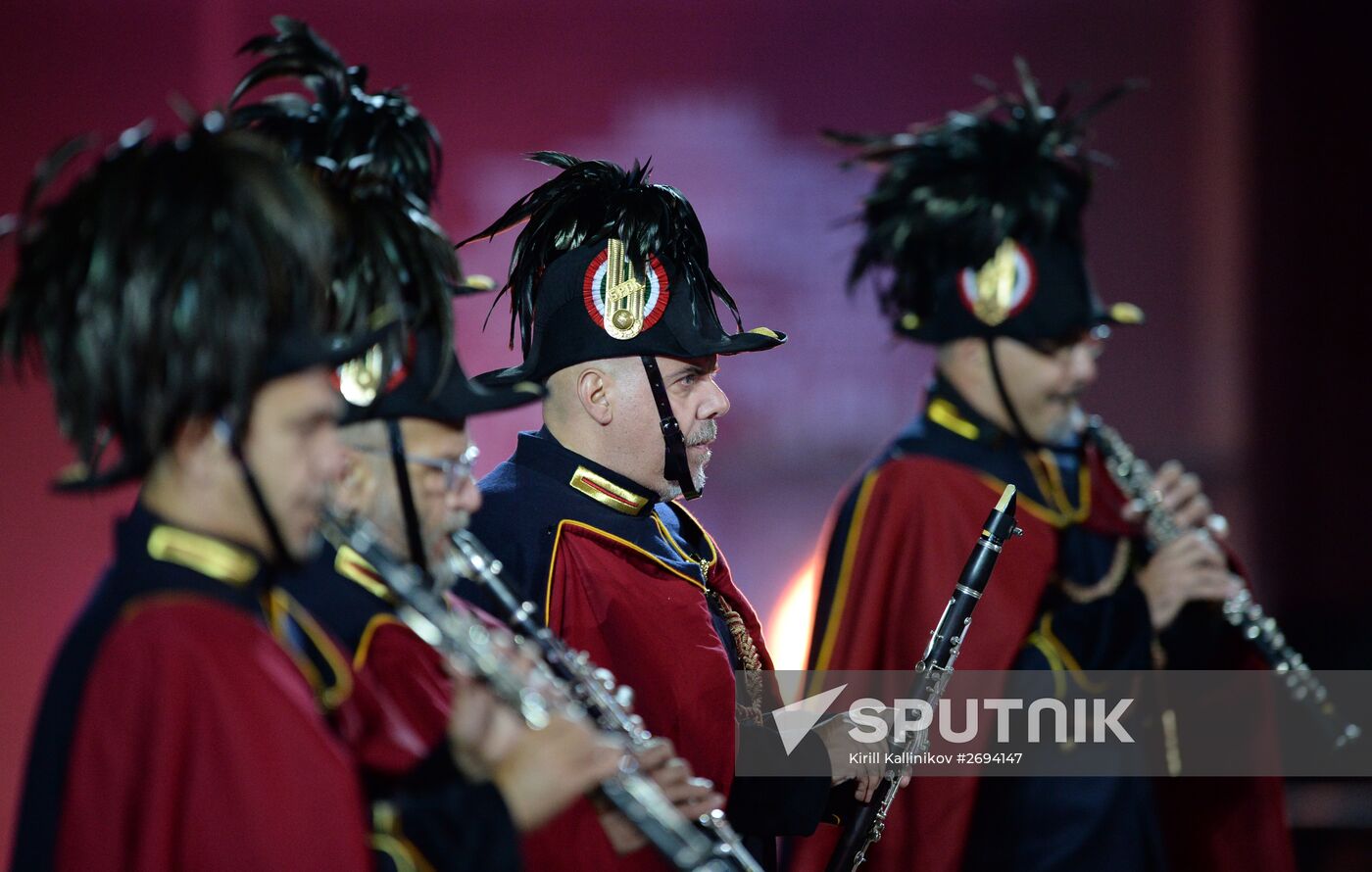 Opening of Spasskaya Tower International Military Music Festival
