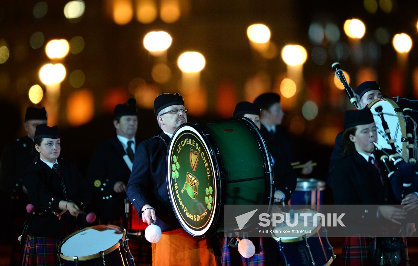 Opening of Spasskaya Tower International Military Music Festival