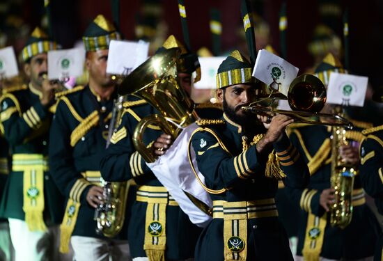 Opening of Spasskaya Tower International Military Music Festival