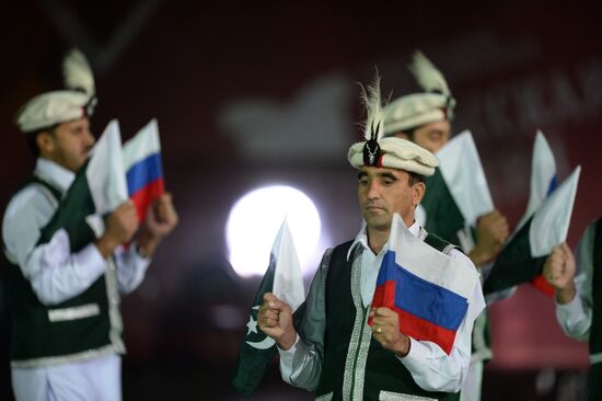 Opening of Spasskaya Tower International Military Music Festival