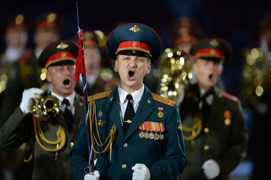 Opening of Spasskaya Tower International Military Music Festival