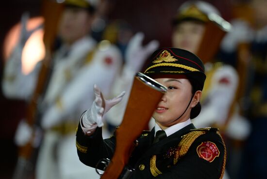 Opening of Spasskaya Tower International Military Music Festival