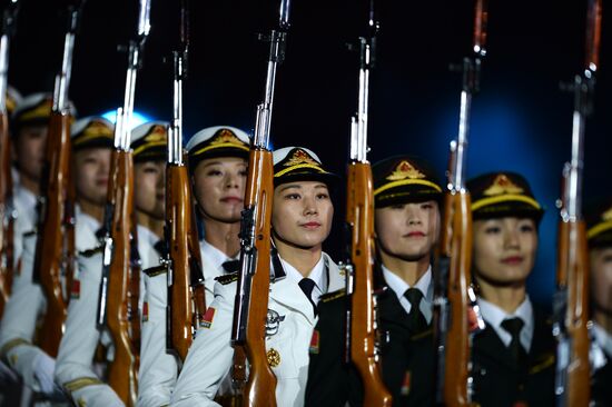 Opening of Spasskaya Tower International Military Music Festival