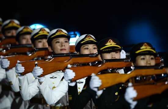 Opening of Spasskaya Tower International Military Music Festival