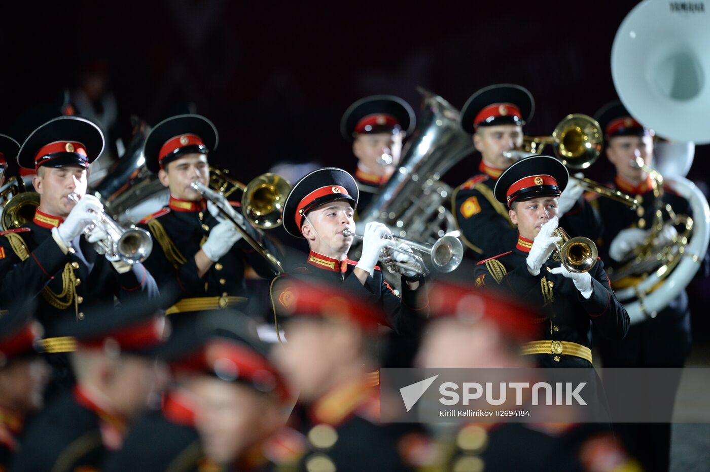 Opening of Spasskaya Tower International Military Music Festival