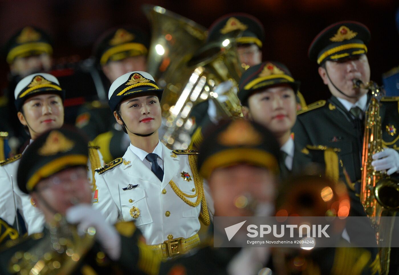 Opening of Spasskaya Tower International Military Music Festival