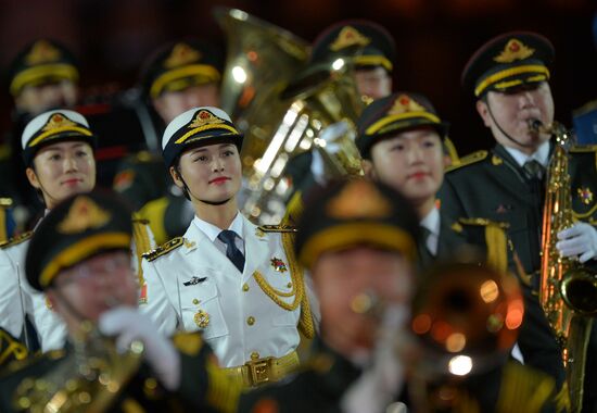 Opening of Spasskaya Tower International Military Music Festival