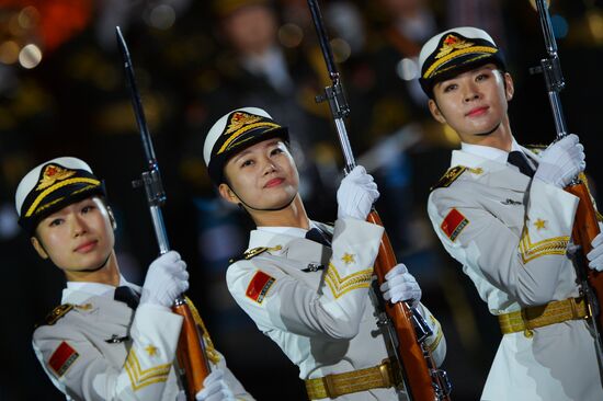 Opening of Spasskaya Tower International Military Music Festival